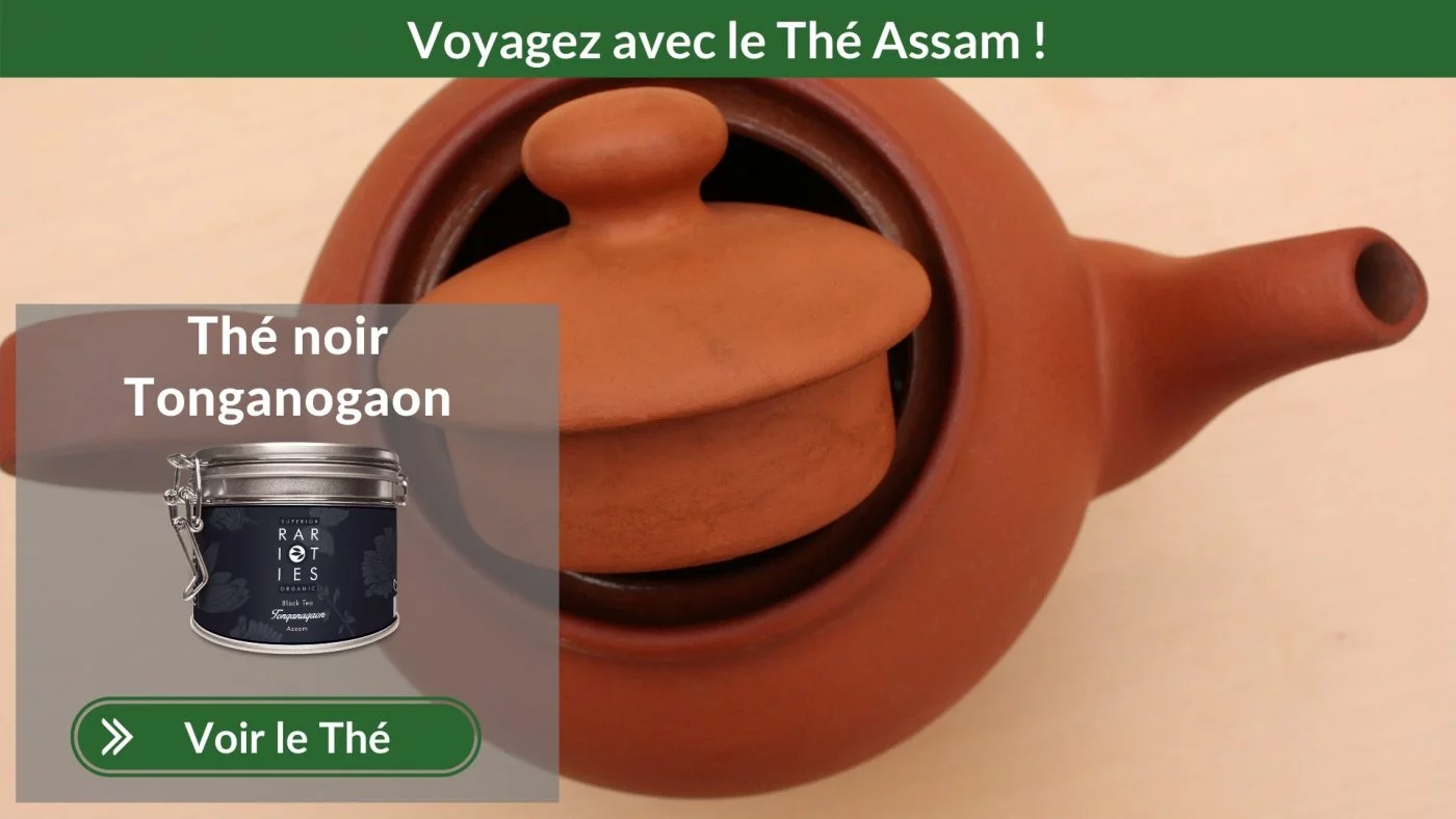 Voyagez avec le thé Assam 6 thé noir Tonganagaon