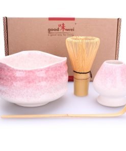 Accessoire Matcha <br> Set Matcha Complet Blanc et Rose