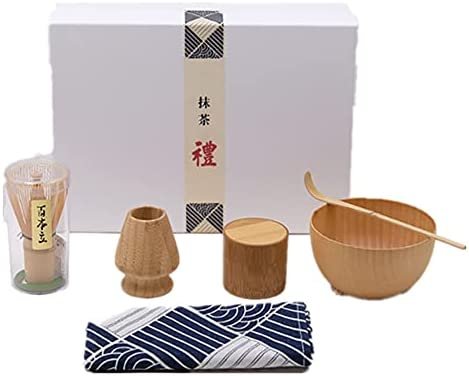 Set Cérémonie Matcha 8 Pièces - Kit Traditionnel Japonais avec Bol