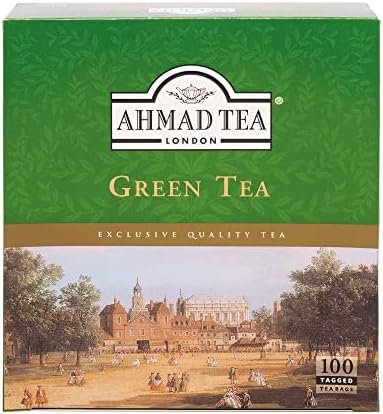Ahmad Tea – Thé Vert En Sachets – 100 Sachets De 2g – 200g Total