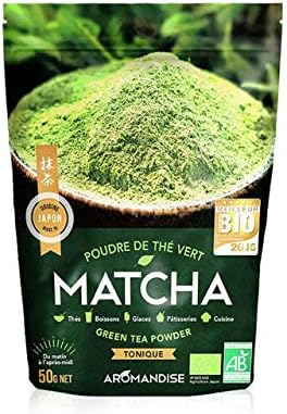 Thé vert matcha bio en poudre 50g – Florisens