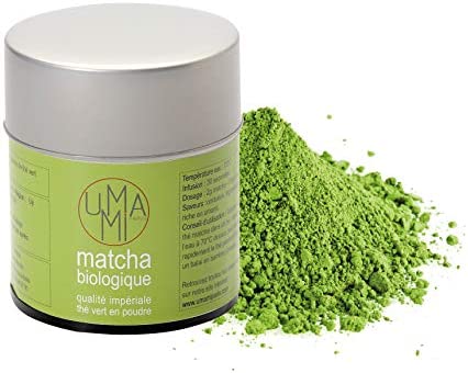 Umami Paris – Poudre de thé vert Matcha Bio Japonais 100% – Qualité Impériale 30g – Uji, Japon – Cérémonie du thé traditionnelle