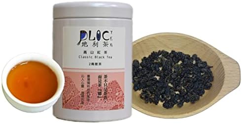 DLIC TEA Thé noir parfumé au miel de Taiwan Alishan 75 g (2,65 oz) High Mountain Black Tea Parfum caramel