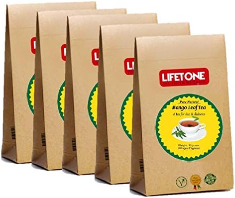 Thé à la feuille de mangue | Améliore l’immunité | Thé diabétique et détox (100 Teabags)