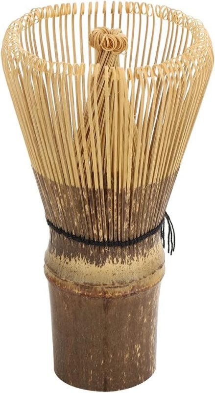 Fouet à Matcha En Bambou (Chasen) - Fait Main - 76 Dents - Pour Un Thé Matcha Mousseux Et Homogène